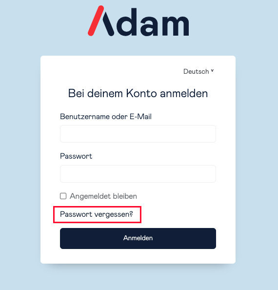password-forgotten